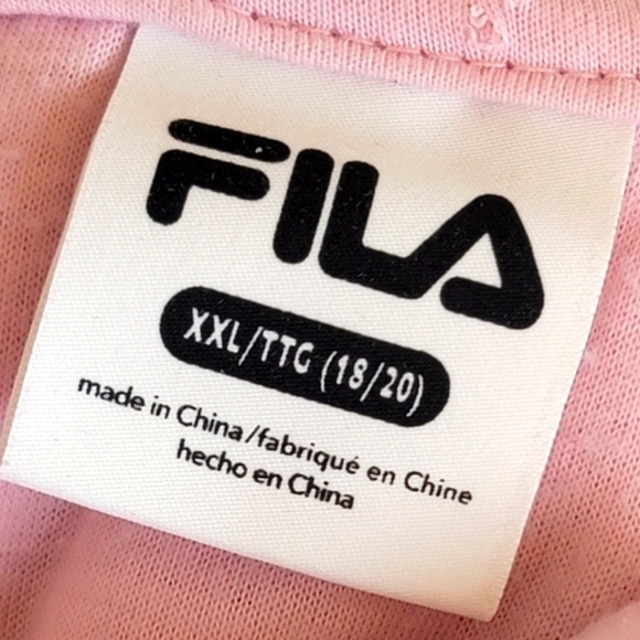 FILA Girls Pull-Over Fuzzy Hoodie Sweater Size XXL - Picture 10 of 14